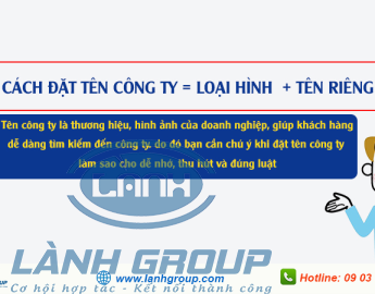 Cách đặt tên cho công ty đúng quy định gợi ý tên công ty hợp tuổi