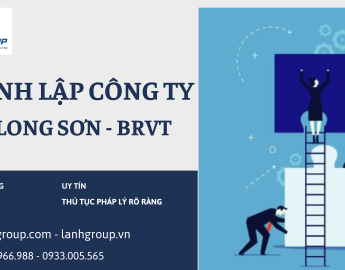 Dịch Vụ Thành Lập Công Ty Tại Xã Long Sơn, Bà Rịa Vũng Tàu