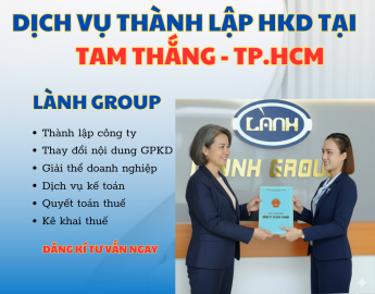 Thành lập hộ kinh doanh tại Tam Thắng, TP.HCM – Dịch vụ uy tín Lành Group