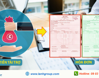 Nhận tiền tài trợ có phải xuất hóa đơn không? Lành Group